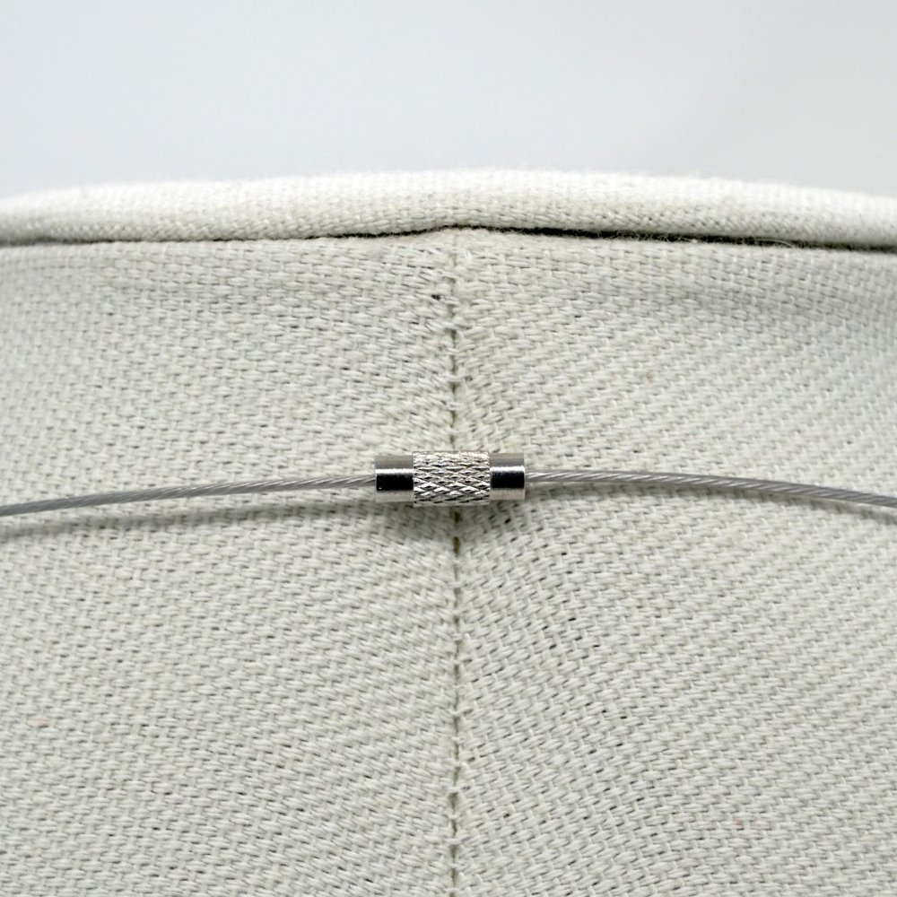 Choker with Freshwater Pearl and Aqua Chalcedony stone. Menorah pendant. - Picture 3 of 3